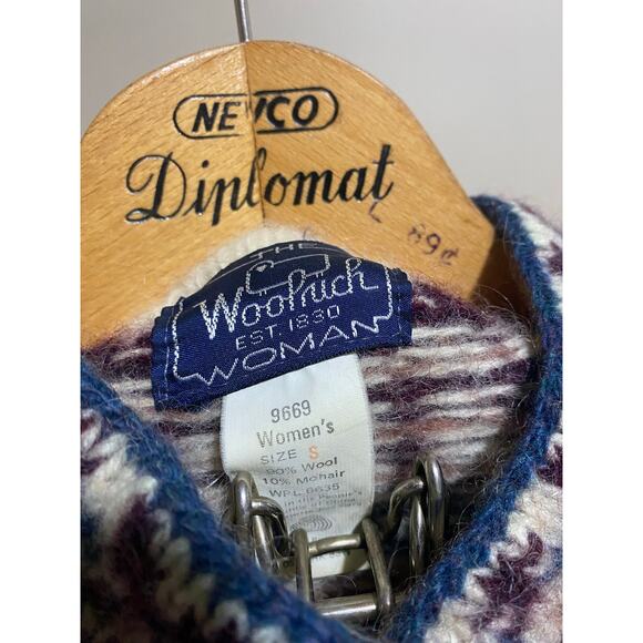 Vtg Woolrich Nordic Wool/ Mohair Sweater Small * - Picture 4 of 6